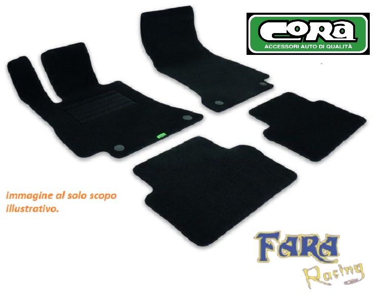 Kit 4 Tappeti/Tappetini in Moquette TAILOR by CORA per VOLVO XC60 I 08>17 (156) - art. 131638